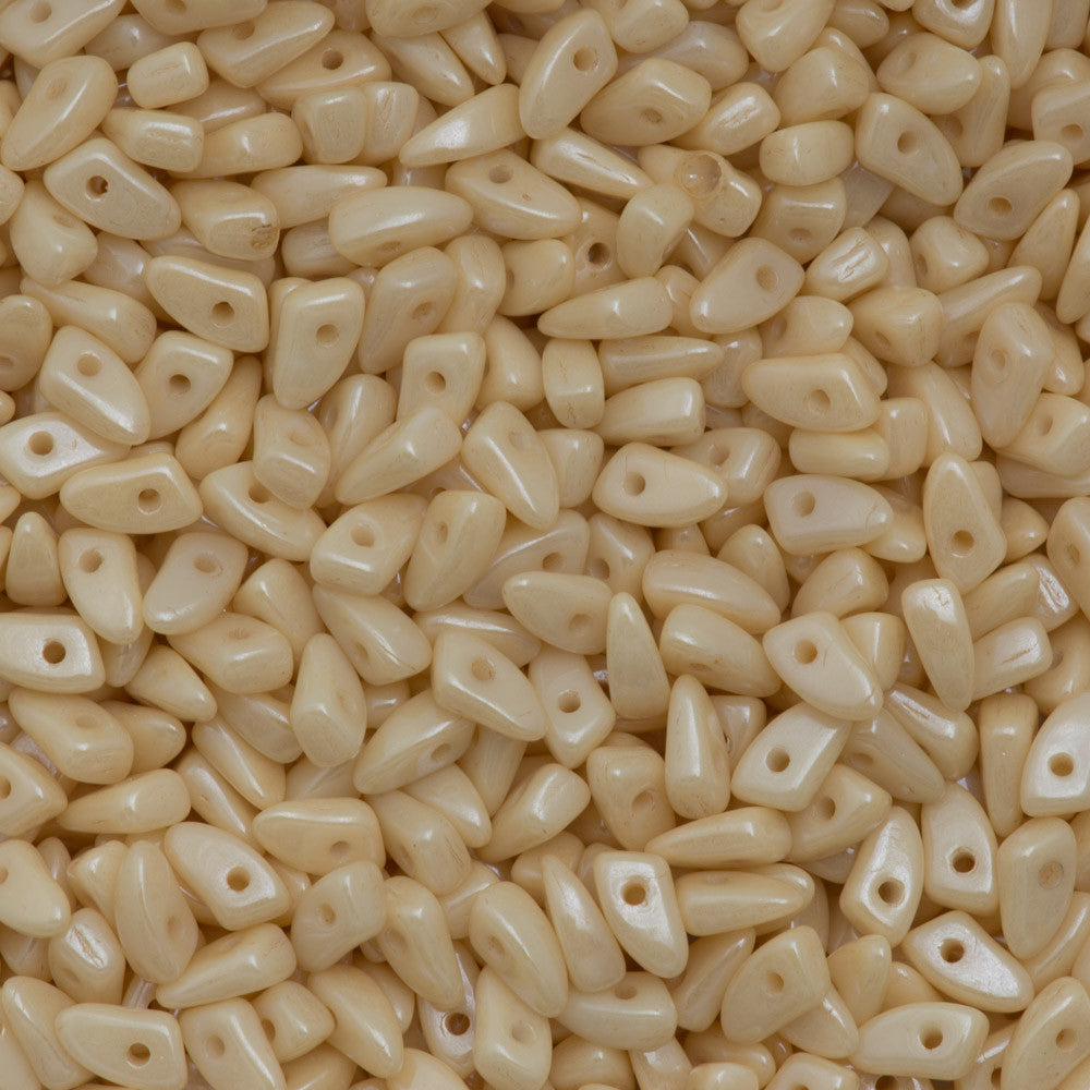 CzechMates Prong Beads Opaque Champagne Luster 15g (14413P)