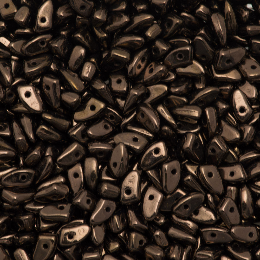 CzechMates Prong Beads Dark Bronze 15g (14415)