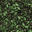 CzechMates Prong Beads Polychrome Olive Mauve 15g (94103)