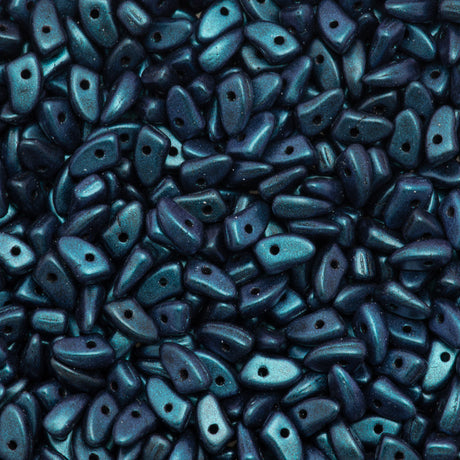 CzechMates Prong Beads Polychrome Indigo Orchid 15g (94105)