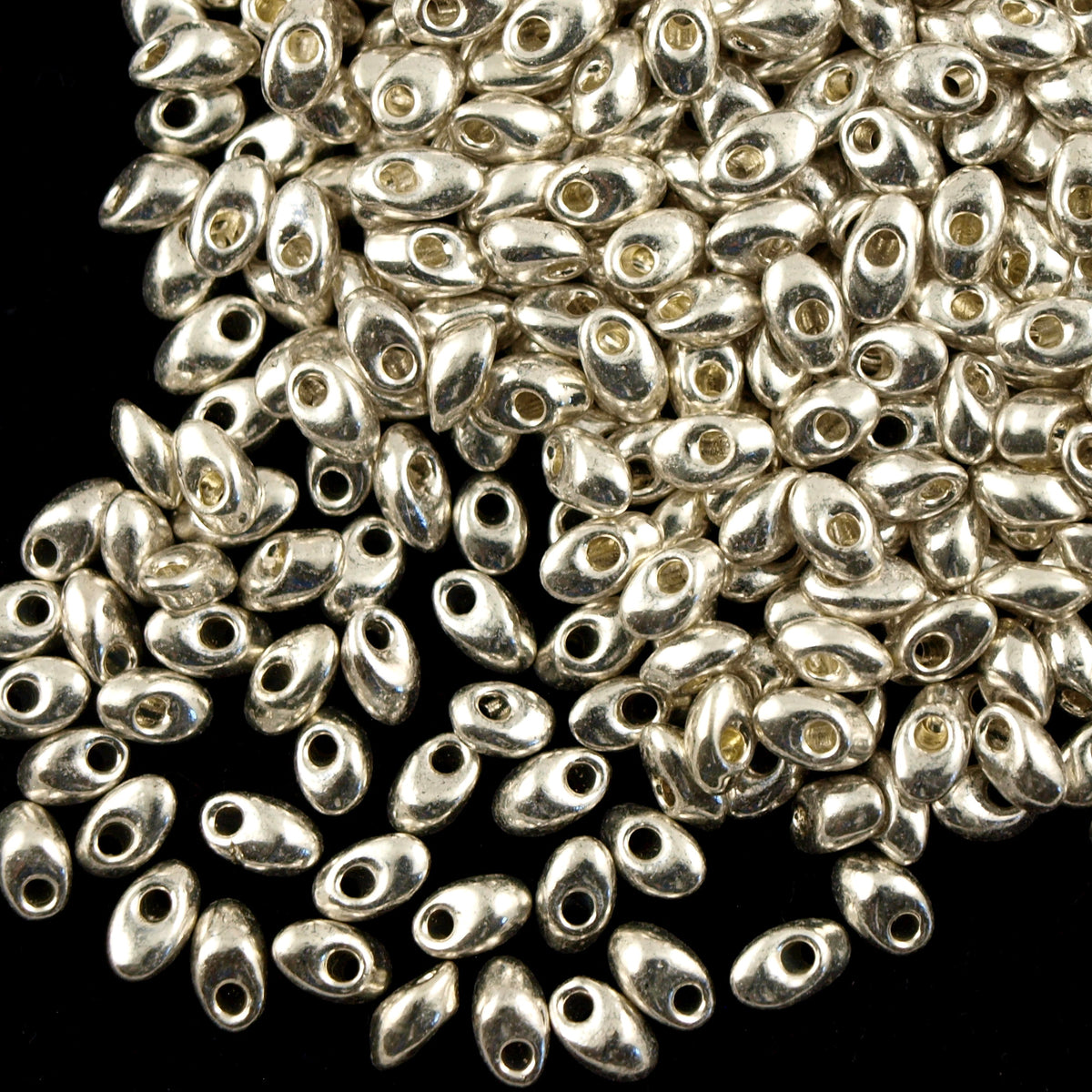 上品コーデはコレで安心！ Miyuki #1051 Silver Galvanized Bead Seed Magatama Long 靴