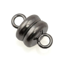 9x6mm Black Oxide Magnetic Clasp
