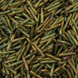Miyuki 2x12mm Twisted Bugle Opaque Matte Olive Rose 15g (2035)