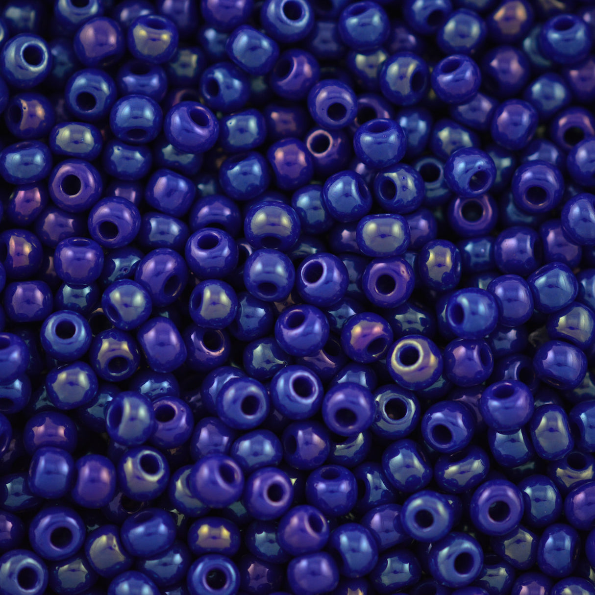 Miyuki Round Seed Bead 8/0 Opaque Cobalt Luster 22g Tube (1945)