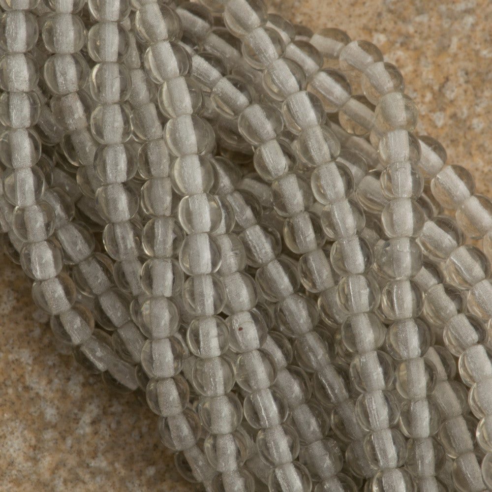 200 Czech 3mm Pressed Glass Round Beads Black Diamond (40010)