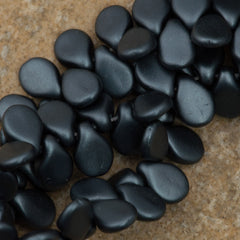 65 Preciosa Pip Pearl Coat Charcoal Beads (25037)
