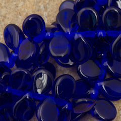 65 Preciosa Pip Transparent Cobalt Beads (30090)