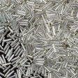 Miyuki 6mm Bugle Bead Silver Lined Crystal 5-inch Tube (1)