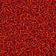Miyuki Round Seed Bead 15/0 Silver Lined Red 2-inch Tube (10)