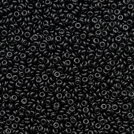 Toho Demi Round 11/0 Opaque Black 8g Tube (49)