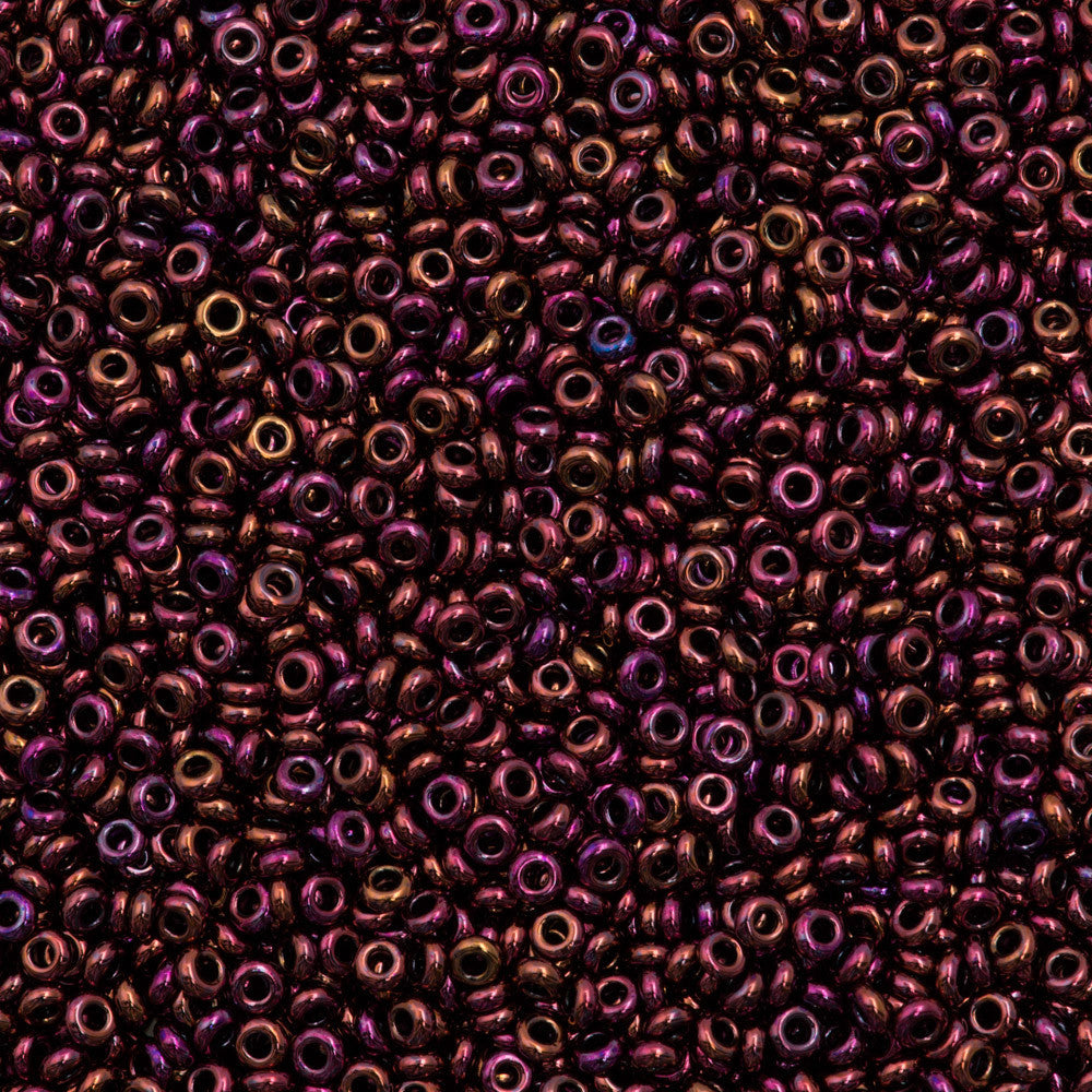 Toho Demi Round 8/0 Higher Metallic Amethyst 8g Tube (502)