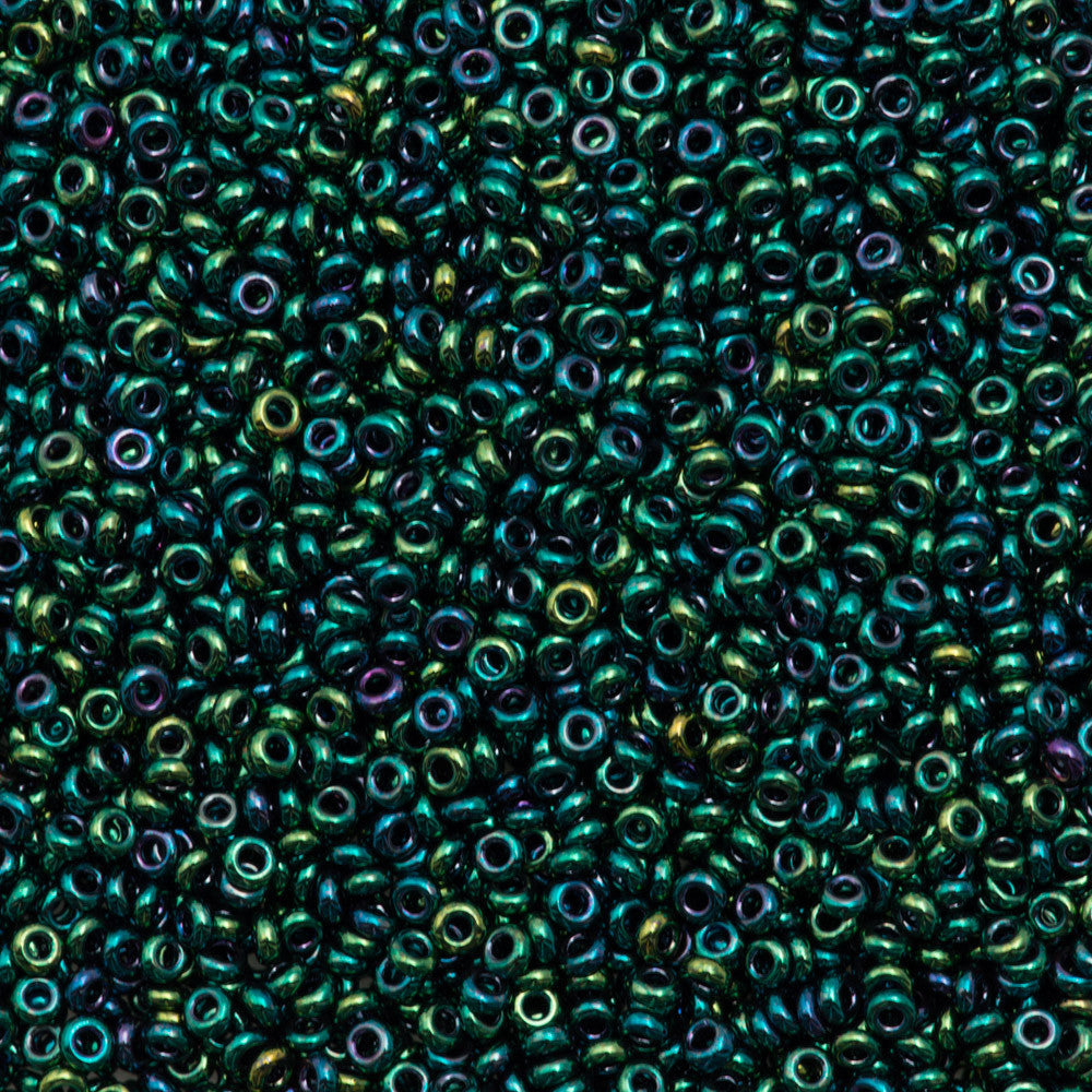 Toho Demi Round 8/0 Higher Metallic June Bug 15g (506)