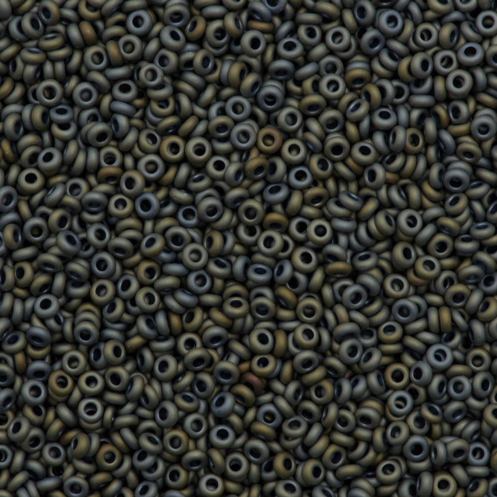 Toho Demi Round 11/0 Opaque Matte Gray Iris 8g Tube (613)