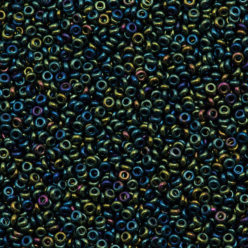 Toho Demi Round 8/0 Metallic Moss Iris 8g Tube (84)