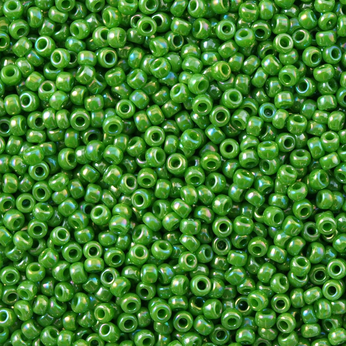50g Toho Round Seed Bead 11/0 Opaque Caterpillar AB (407)