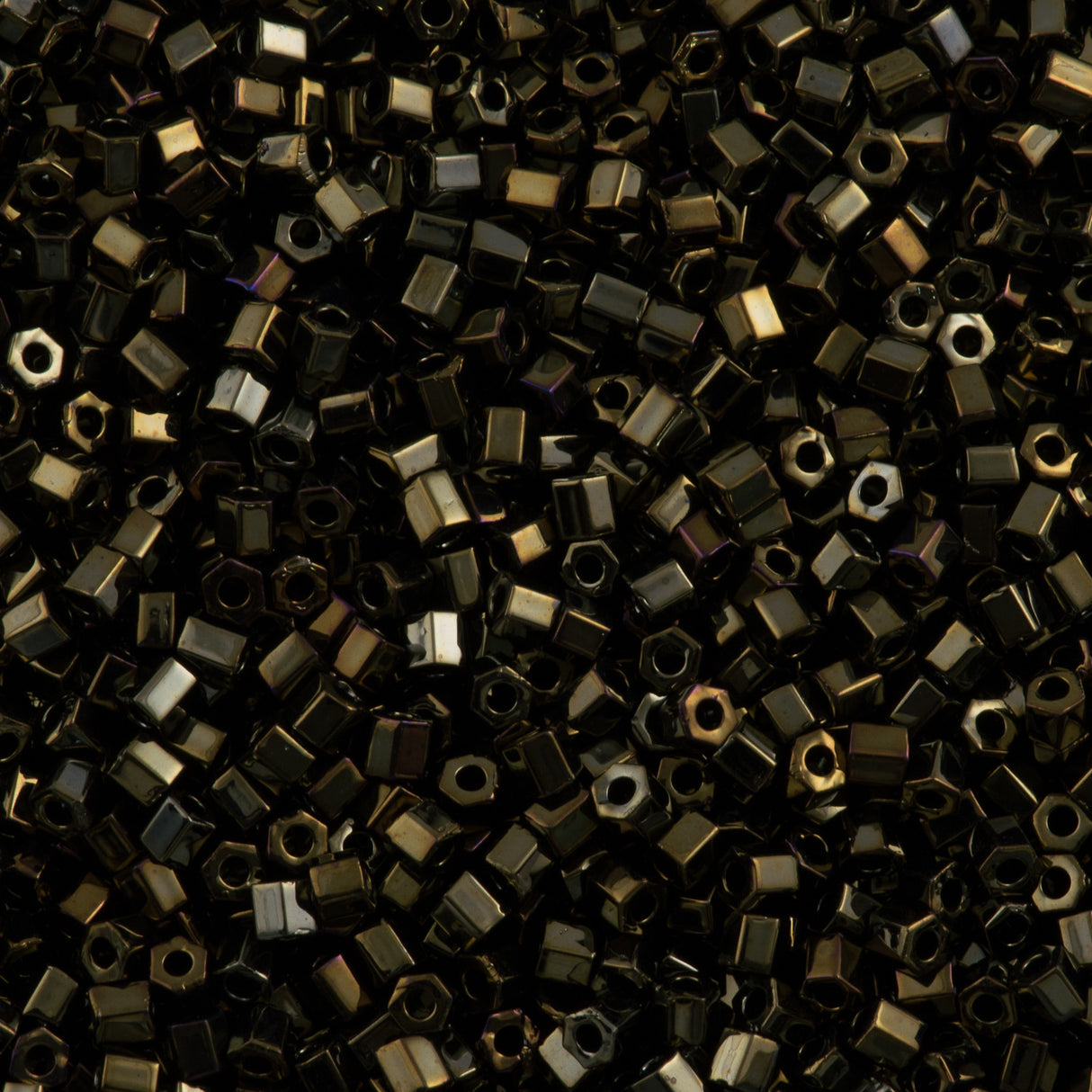 Toho Hex Seed Bead 11/0 Metallic Bronze Iris 15g (83)