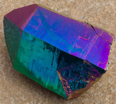 Aura Crystals Rainbow Quartz Point