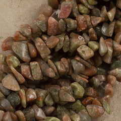 Autumn Jasper Chip Beads 36 inch strand