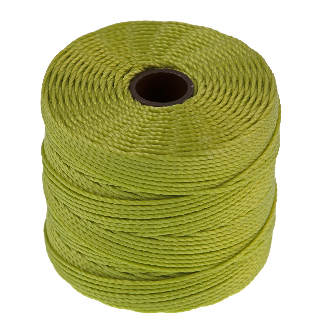Chartreuse S-Lon Bead Cord 77 Yard Spool .5mm TEX 210