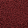 50g Czech Seed Bead 10/0 Opaque Terra Intensive Brown (16A18)