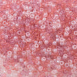 Czech Seed Bead 10/0 Transparent Pink Luster Mix 20g Tube