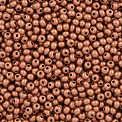 Czech Seed Bead 6/0 Metallic Dyed Copper 50g (01770)