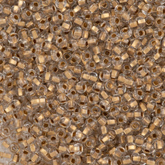 Czech Seed Bead 6/0 Bronze Lined Crystal 50g (68106)