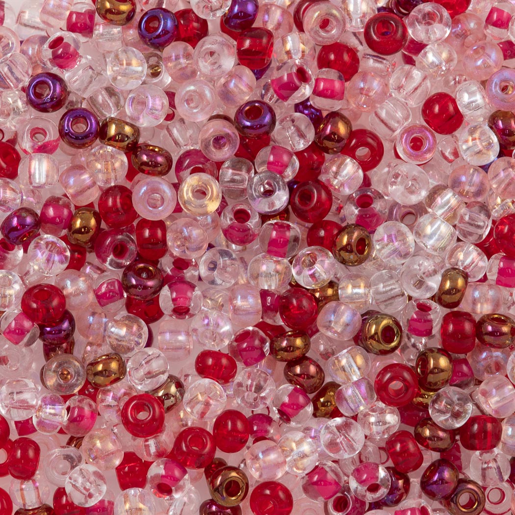 Czech Seed Bead 6/0 Mix Wheatberry 2-inch Tube (MIX04)