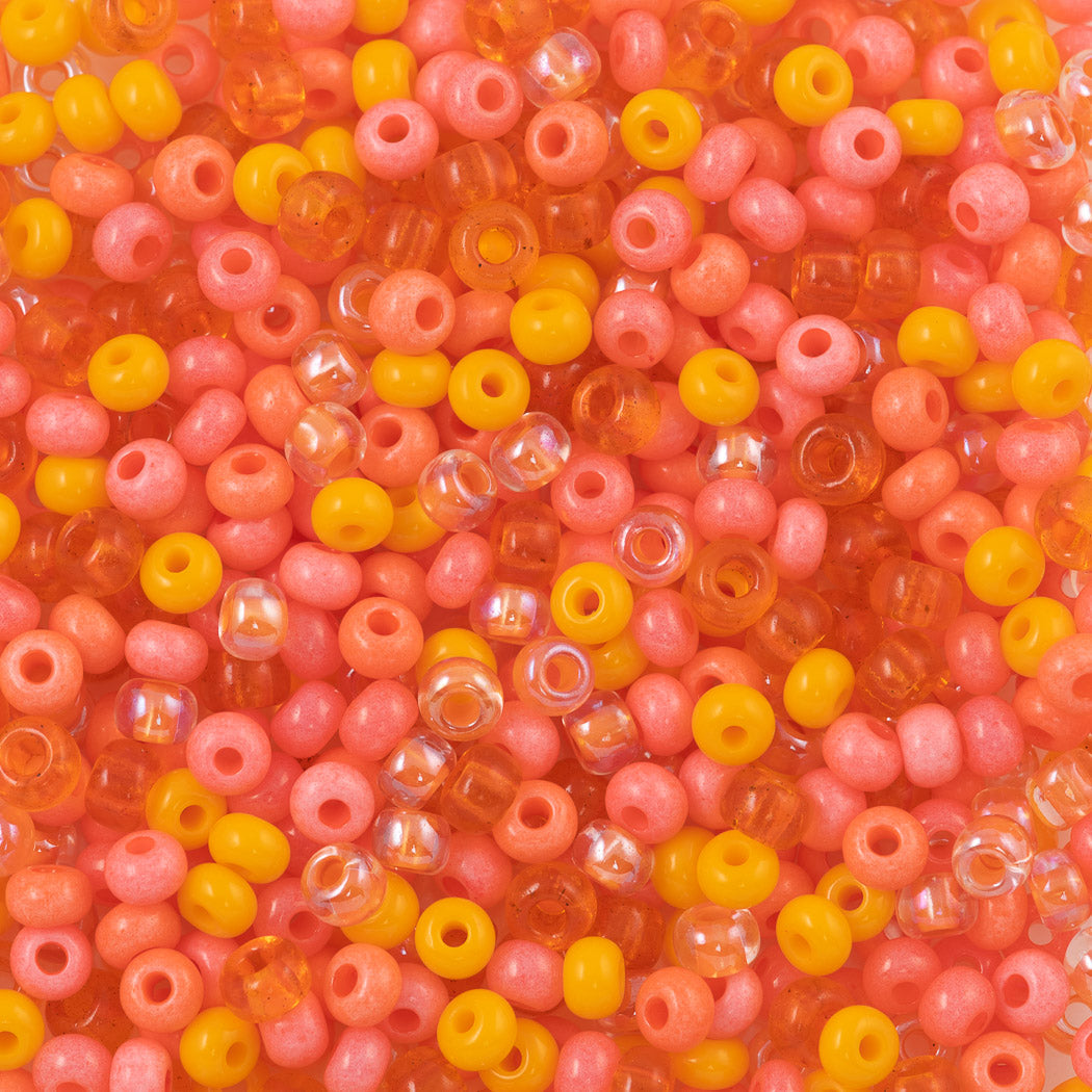 Czech Seed Bead 6/0 Cosmic AB Mix 2-inch Tube (19226)