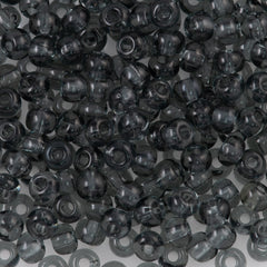Czech Seed Bead 6/0 Black Diamond 2-inch Tube (40010)