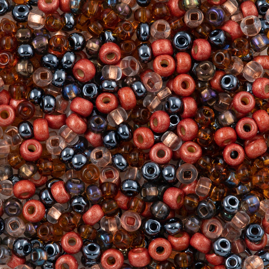 Czech Seed Bead 6/0 Cherokee Mix 2-inch Tube (MIX27)