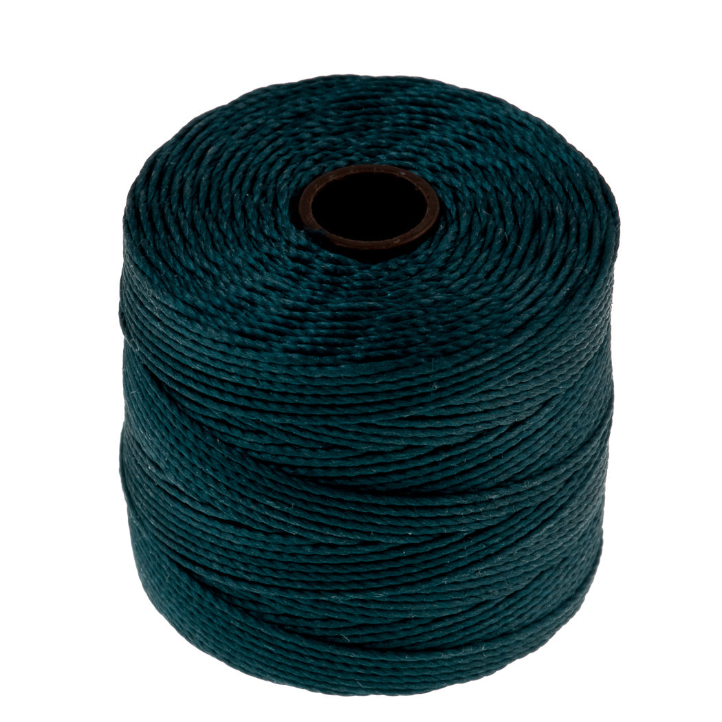 Dark Teal S-Lon Bead Cord 77 Yard Spool .5mm TEX 210