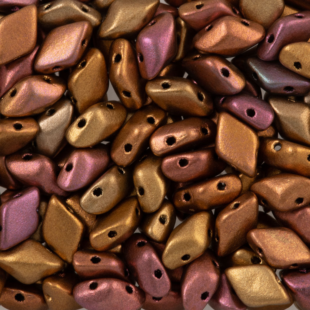 Gemduo 8X5mm Gold Rainbow 2-Inch Tube (01610)