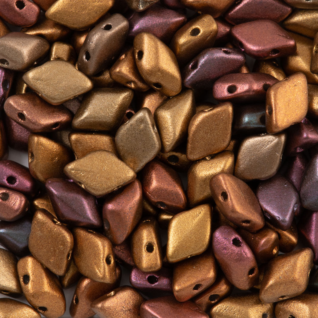 Gemduo 8X5mm Dark Gold Rainbow 2-Inch Tube (01620)