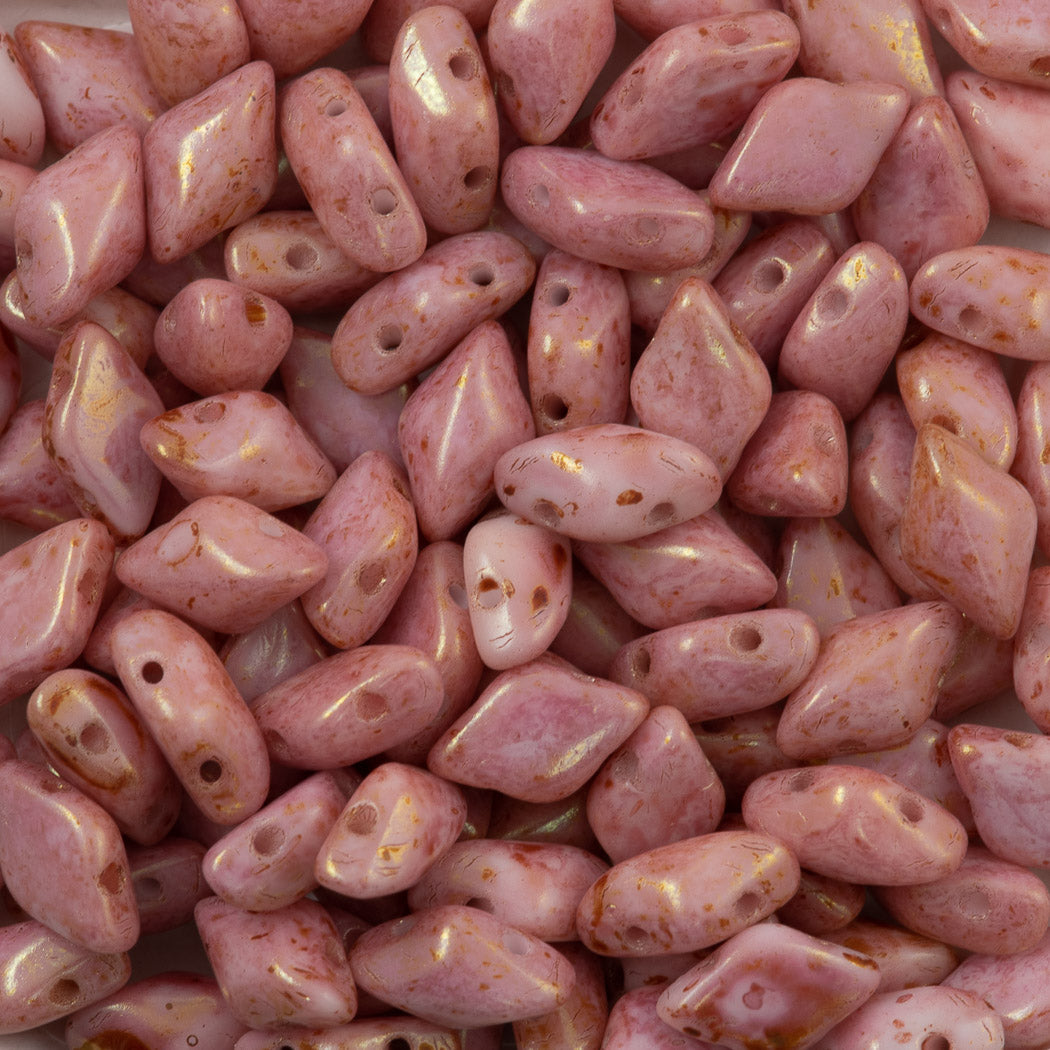 Gemduo 8X5mm Chalk Red Terracota 2-Inch Tube (15495)