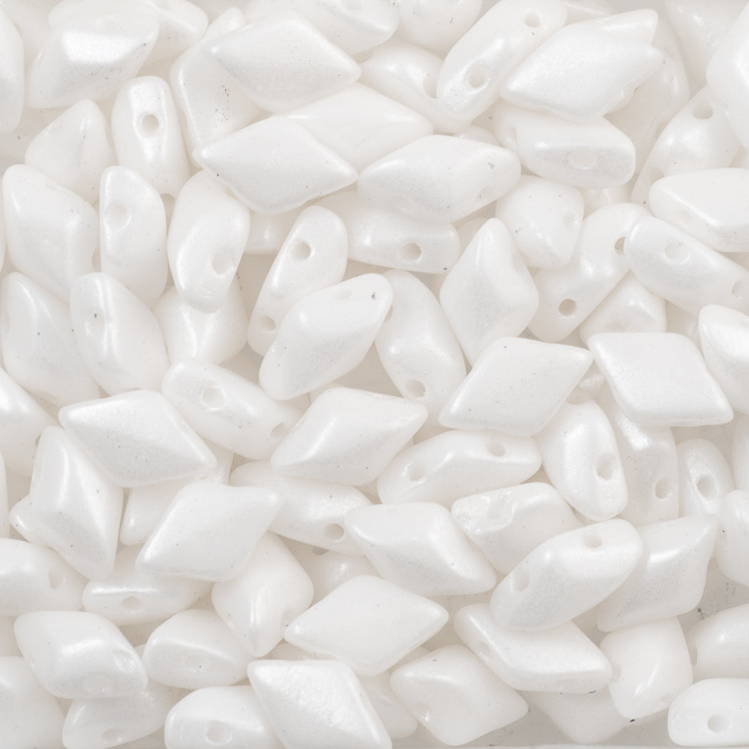 Gemduo 8X5mm Pearl Shine White 2-Inch Tube (24001)