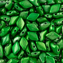 Gemduo Bead 8x5mm Metalust Apple Green 2-Inch Tube (24205)