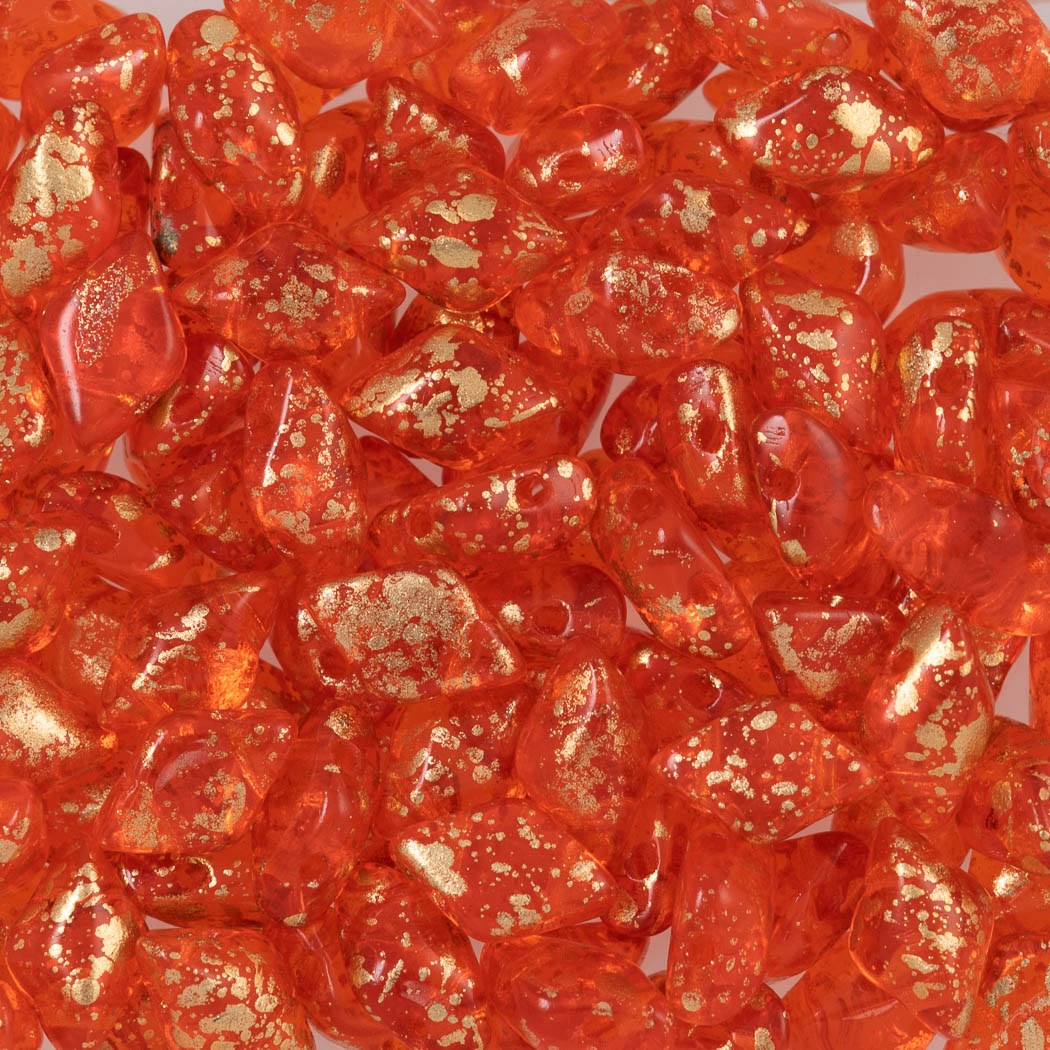 Gemduo 8X5mm Gold Splash Hyacinth 2-Inch Tube (90030GSP)