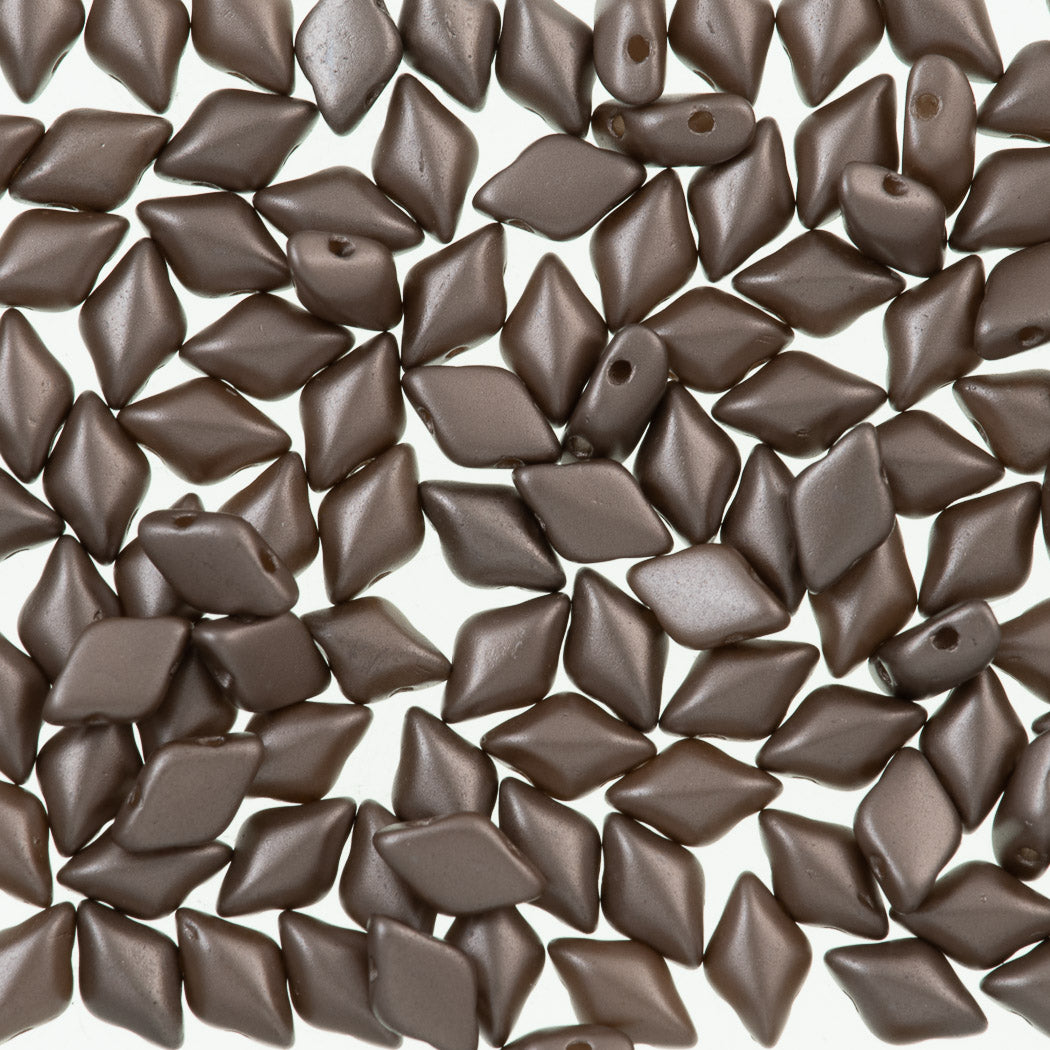 Gemduo Bead 8x5mm Pastel Light Brown 2-Inch Tube (25005)