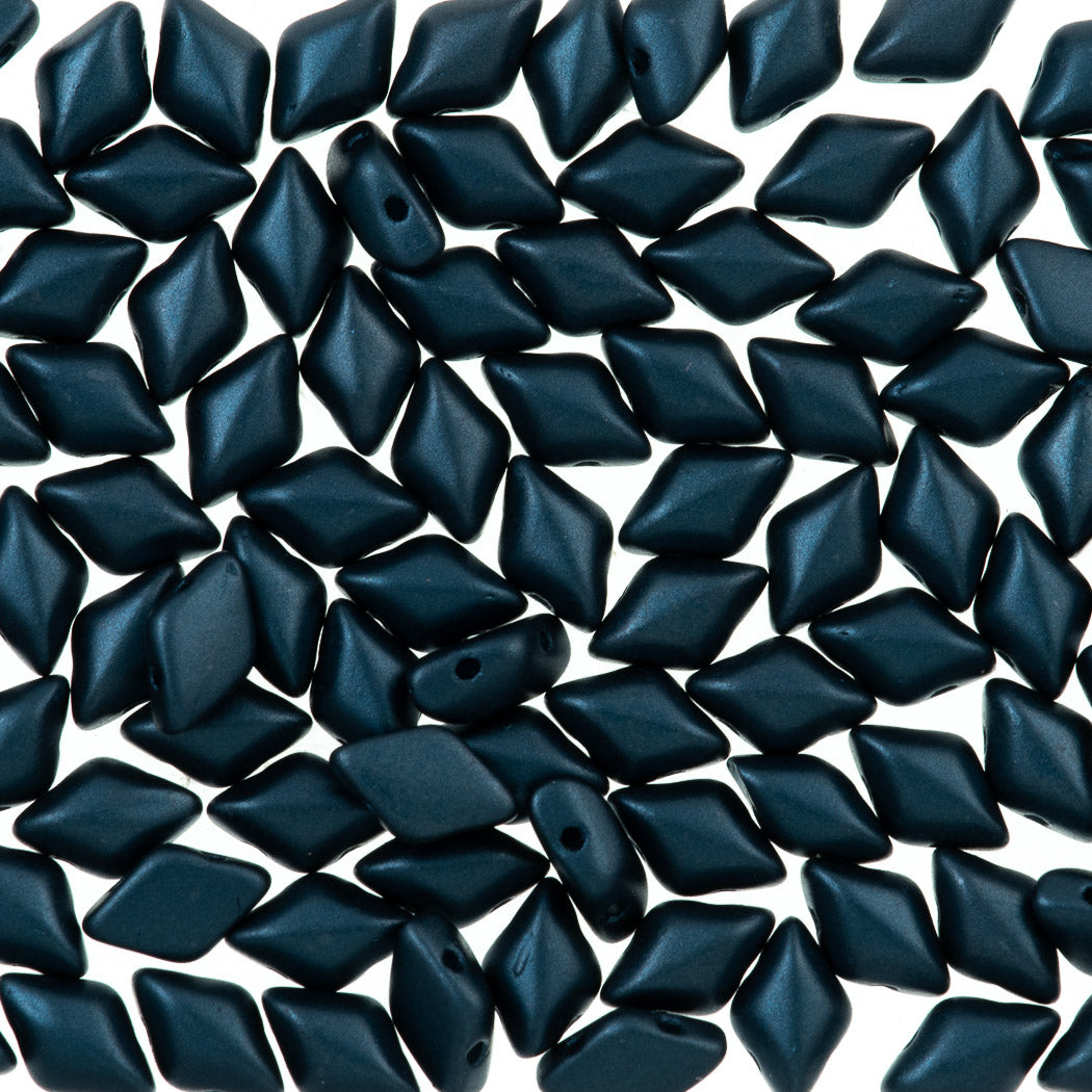 Gemduo Bead 8x5mm Pastel Petrol 2-Inch Tube (25033)