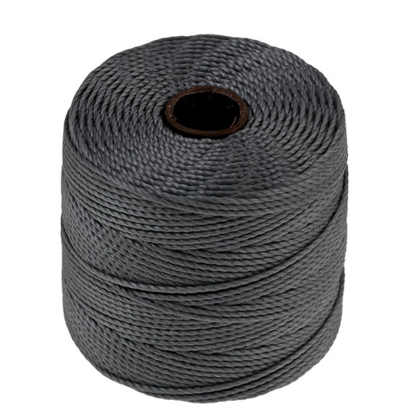 Grey S-Lon Bead Cord 77 Yard Spool .5mm TEX 210