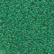 50g Toho Round Seed Bead 11/0 Inside Color Crystal Apple Green Lined (343)