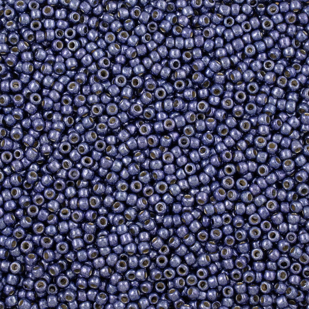 50g Toho Round Seed Bead 6/0 PermaFinish Metallic Polaris (567PF)