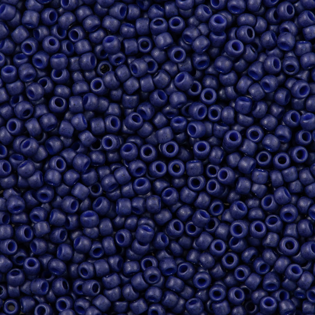 50g Toho Round Seed Bead 8/0 Semi Glazed Navy Blue (2607F)