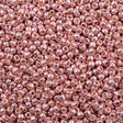 50g Toho Round Seed Bead 8/0 PermaFinish Galvanized Peach Coral (552PF)