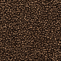 Miyuki Round Seed Bead 11/0 Metallic Chocolate 22g Tube (461)