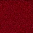 Miyuki Round Seed Bead 11/0 Matte Transparent Ruby 22g Tube (141F)
