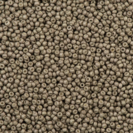 50g Miyuki Round Seed Bead 11/0 Matte Metallic Tarnish (2091)