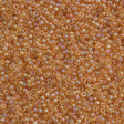 Miyuki Round Seed Bead 11/0 Transparent Light Amber AB (251)
