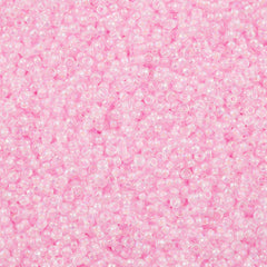 Miyuki Round Seed Bead 11/0 Inside Color Lined Pink AB (272)
